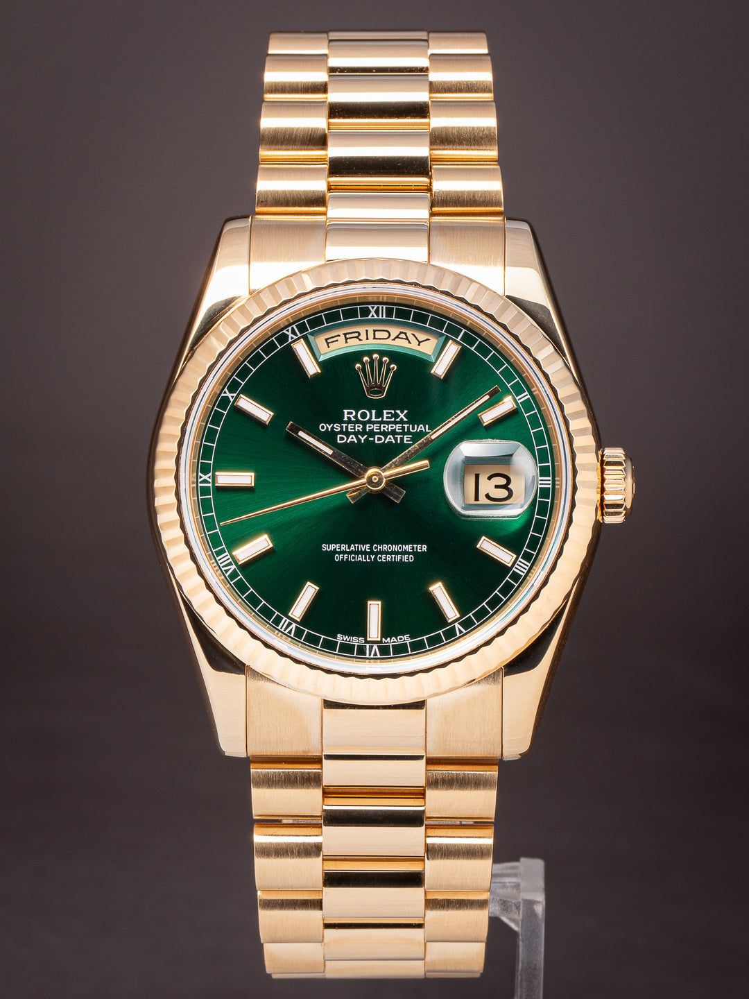Rolex 18k Yellow Gold Day-Date (118238)