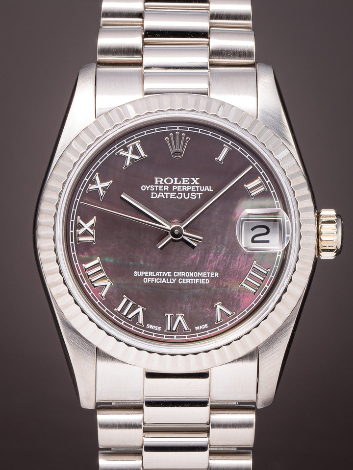 Rolex 18k White Gold Women's Datejust (68279)