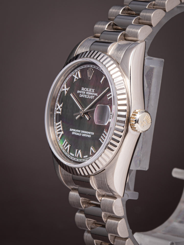 Rolex 18k White Gold Women's Datejust (68279)