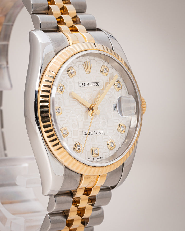 Rolex Stainless Steel and 18k Yellow Gold Datejust (116233)