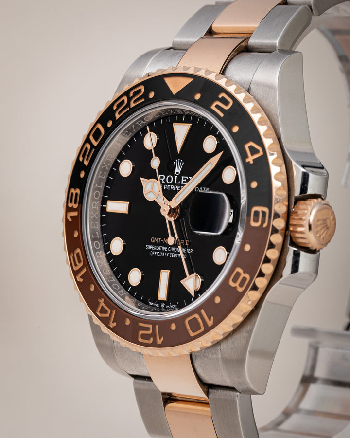 Rolex Stainless Steel and 18k Rose Gold GMT-Master II (126711CHNR)