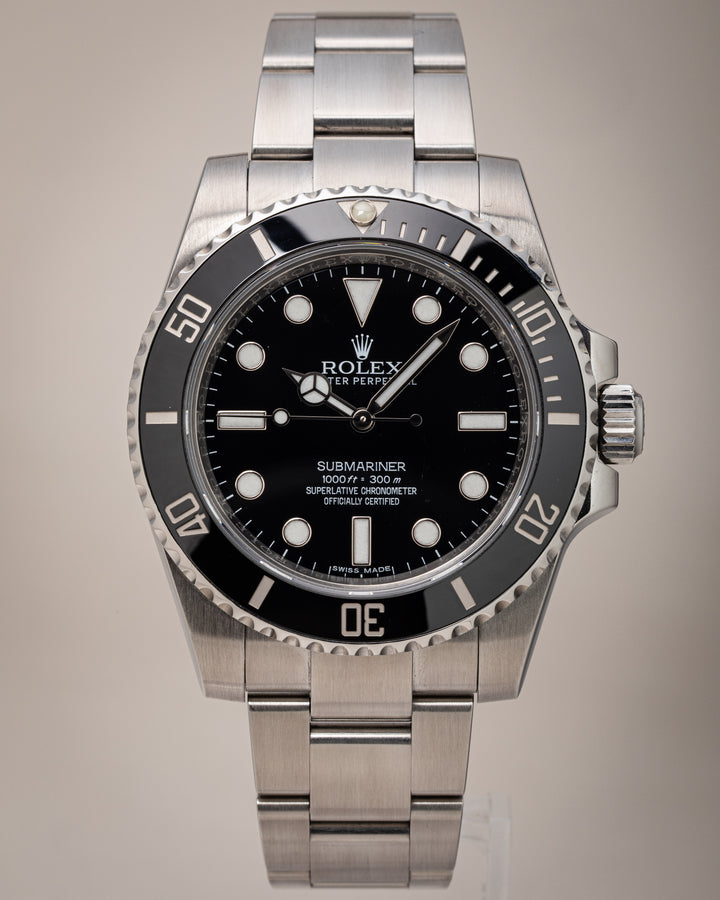 Rolex Stainless Steel Oyster Perpetual Submariner (114060)