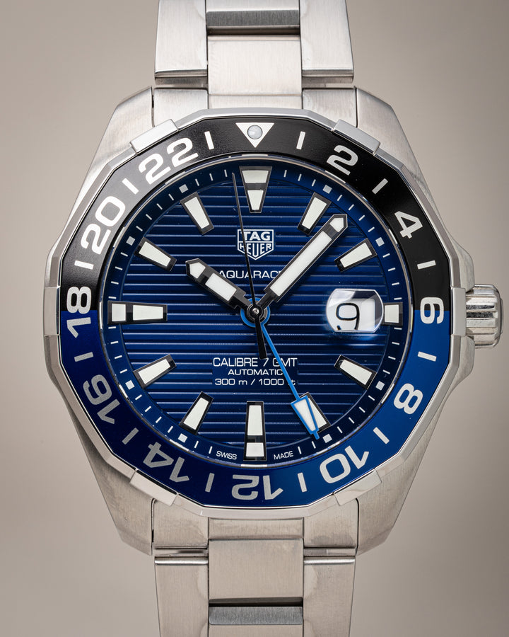TAG Heuer Stainless Steel Aquaracer GMT Automatic (WAY201T)