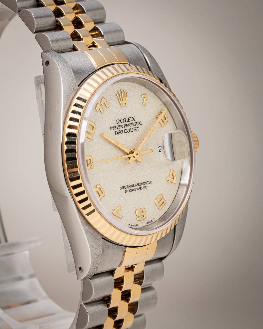 Rolex Stainless Steel and 18k Yellow Gold Datejust (16233)