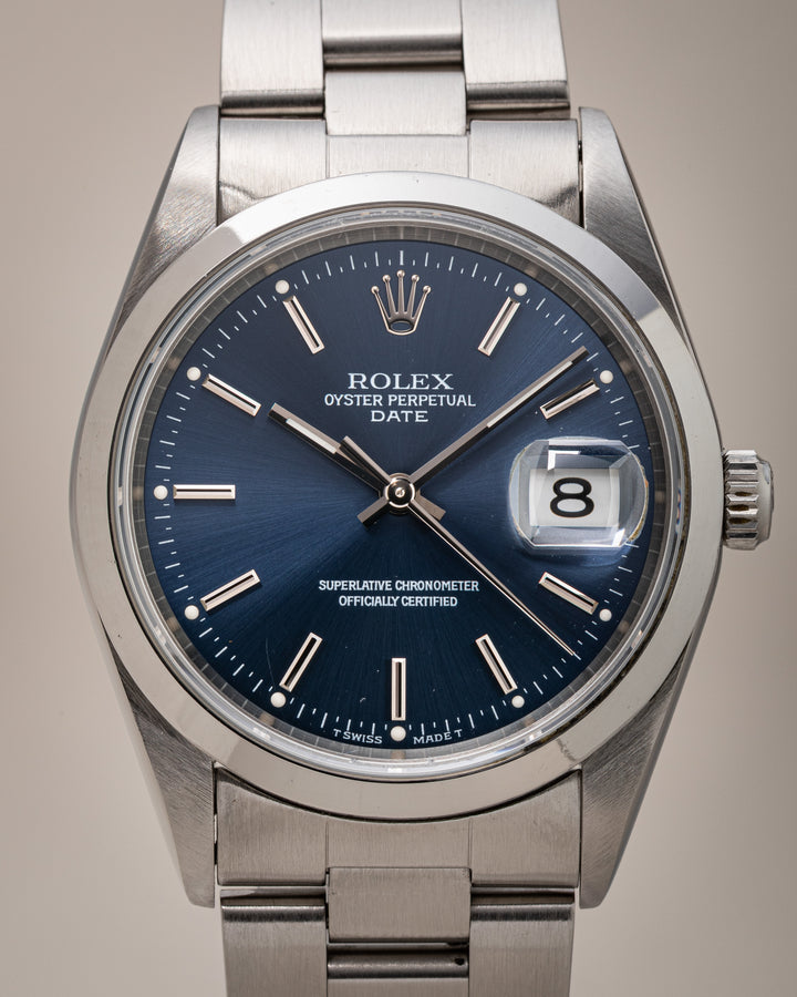 Rolex Stainless Steel Date (15200)