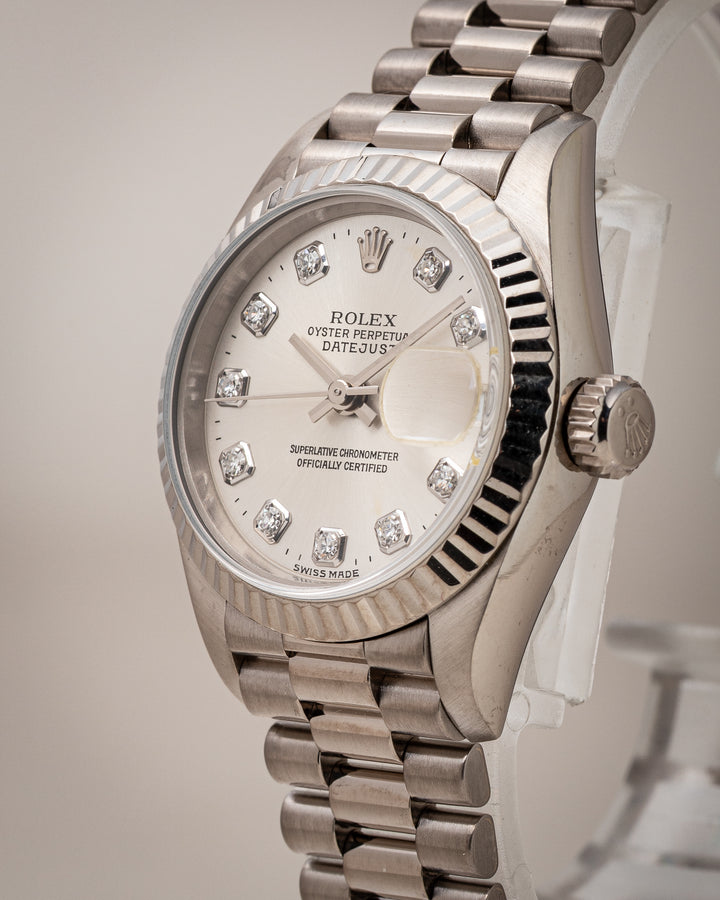 Rolex 18k White Gold Women's Datejust (69179)
