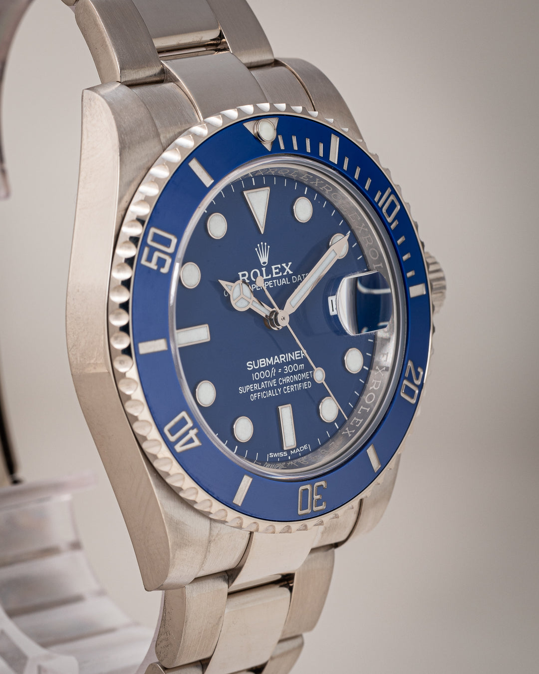 Rolex 18k White Gold Submariner Date (116619LB)