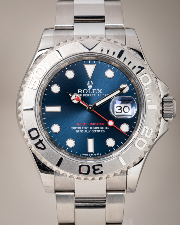 Rolex Stainless Steel and Platinum Yacht-Master (116622)