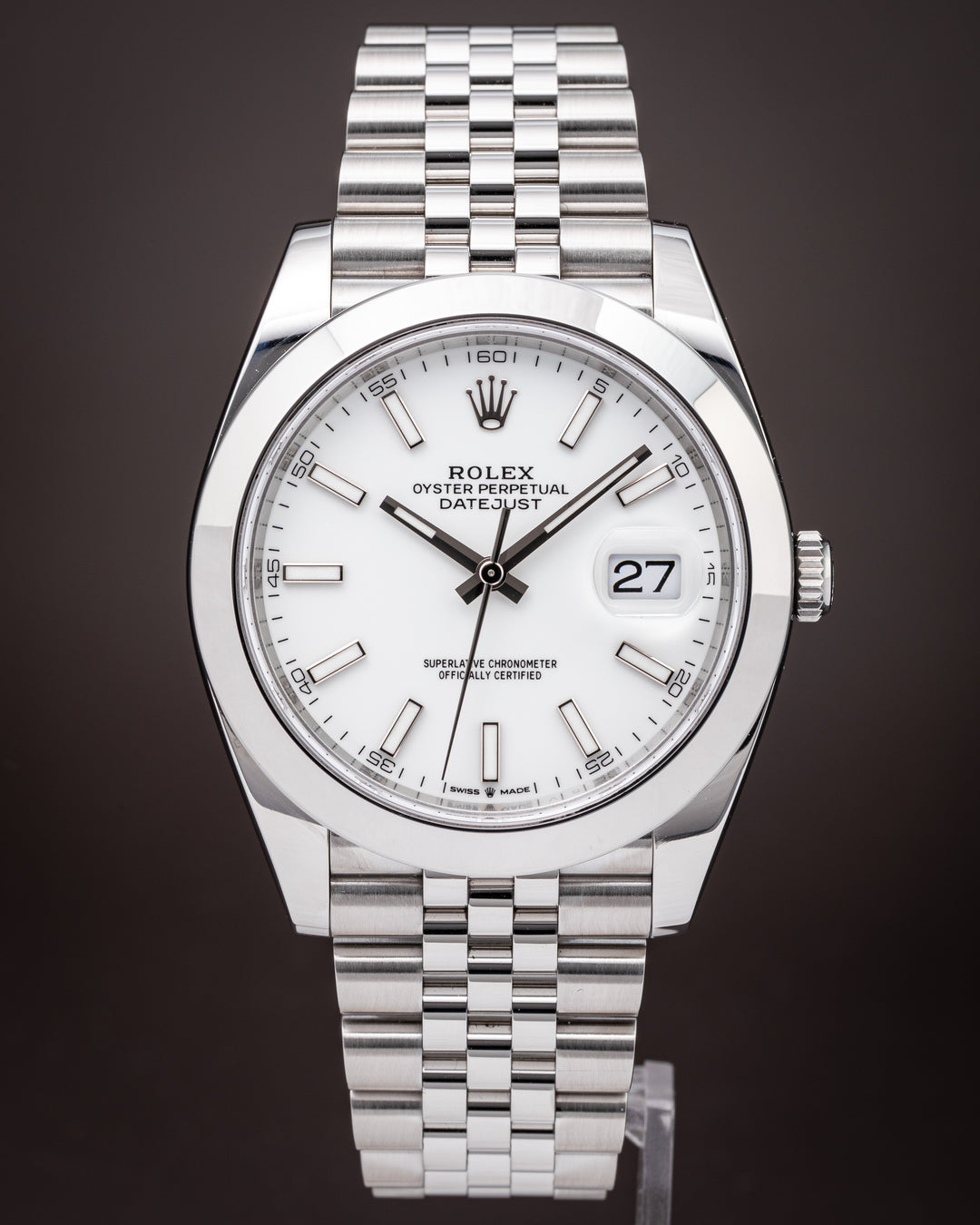 Rolex Stainless Steel Datejust 41 (126300) – Watches