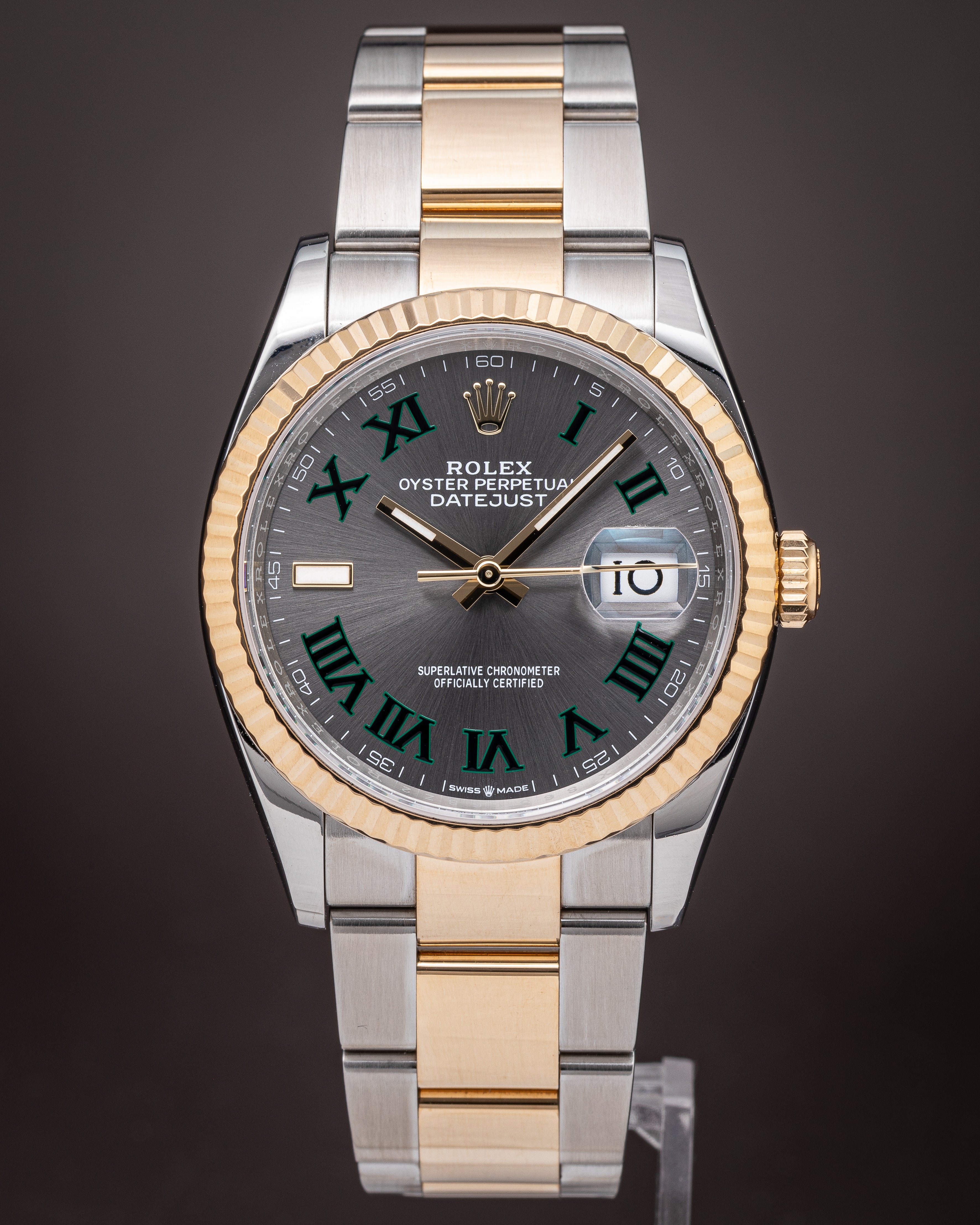Rolex Stainless Steel and 18k Yellow Gold Datejust 36 (126233