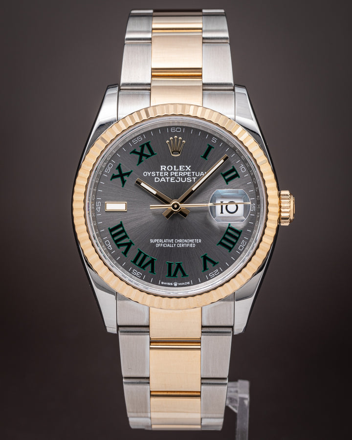 Rolex Stainless Steel and 18k Yellow Gold Datejust 36 (126233)