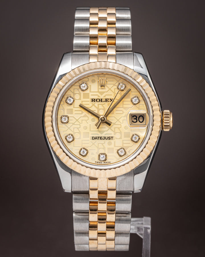 Rolex Stainless Steel and 18k Yellow Gold Women's Datejust (178273)