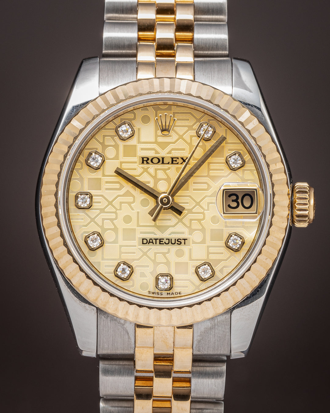 Rolex Stainless Steel and 18k Yellow Gold Women's Datejust (178273)