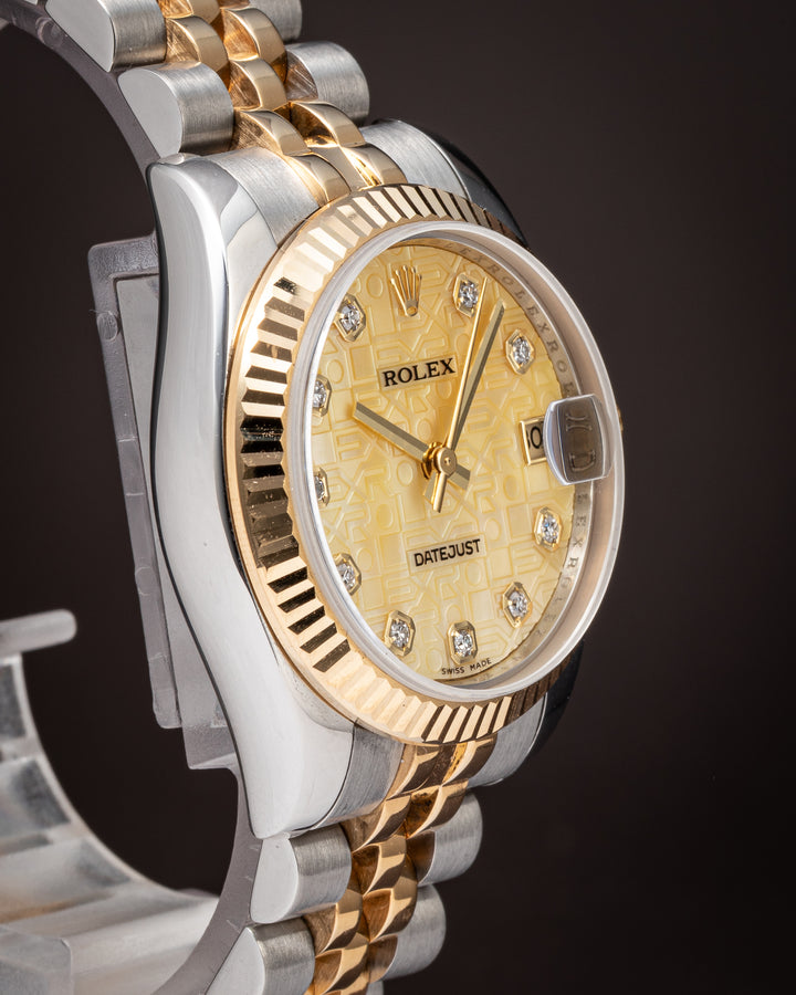 Rolex Stainless Steel and 18k Yellow Gold Women's Datejust (178273)