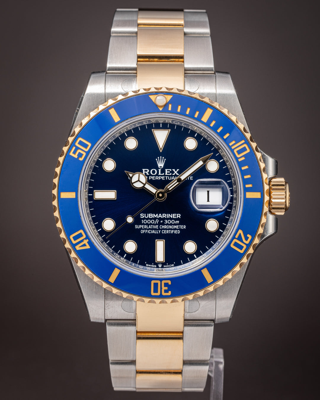 Rolex Stainless Steel and 18k Yellow Gold Submariner Date (126613LB)