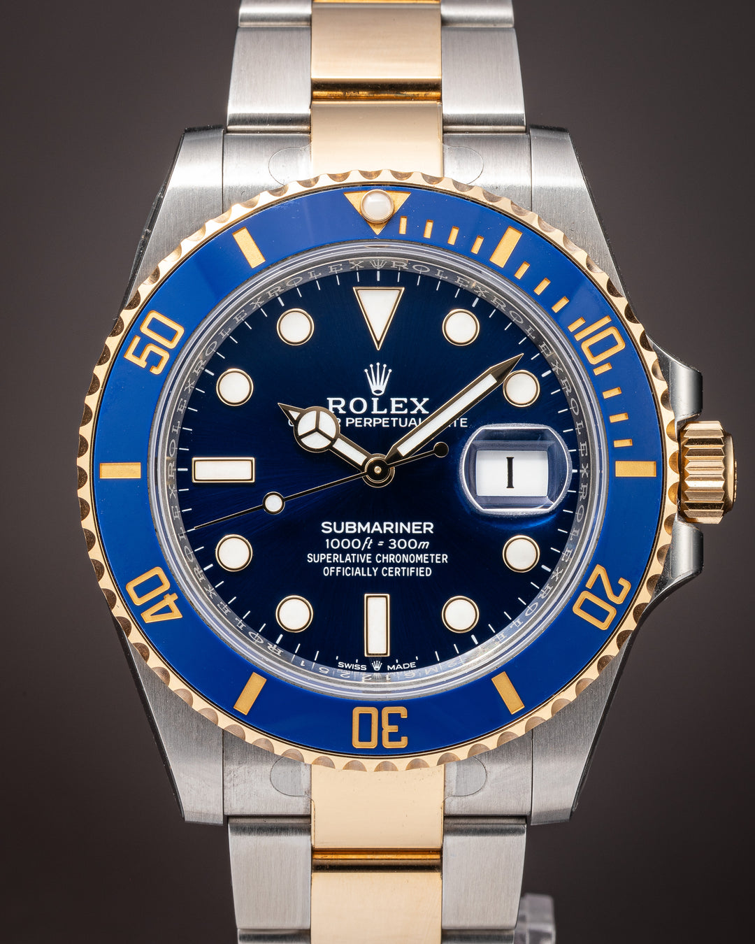 Rolex Stainless Steel and 18k Yellow Gold Submariner Date (126613LB)