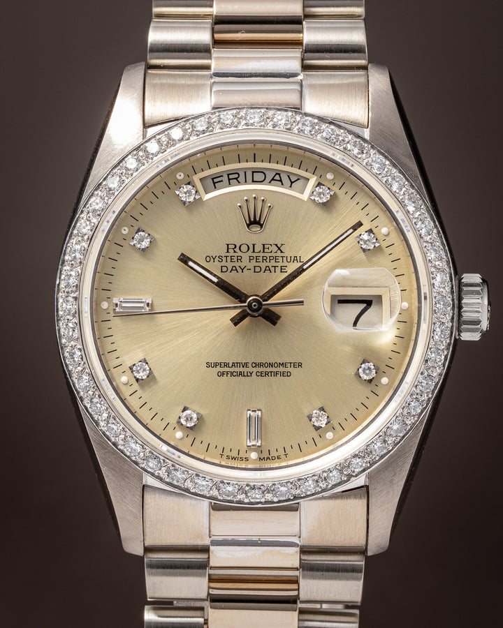 Rolex 18k White Gold Day-Date (18039)