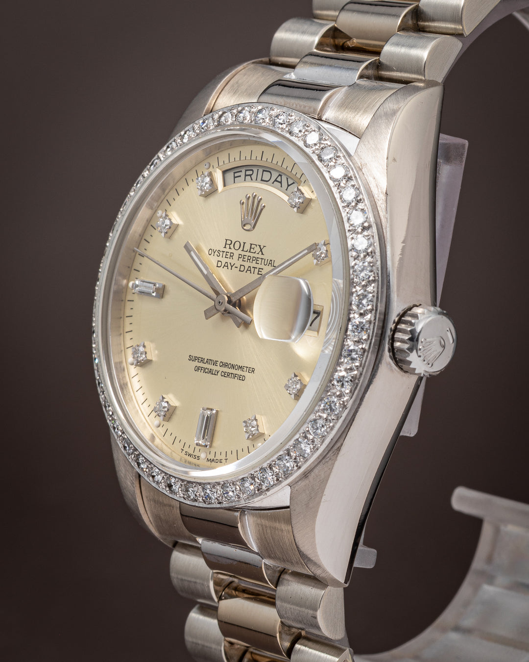 Rolex 18k White Gold Day-Date (18039)