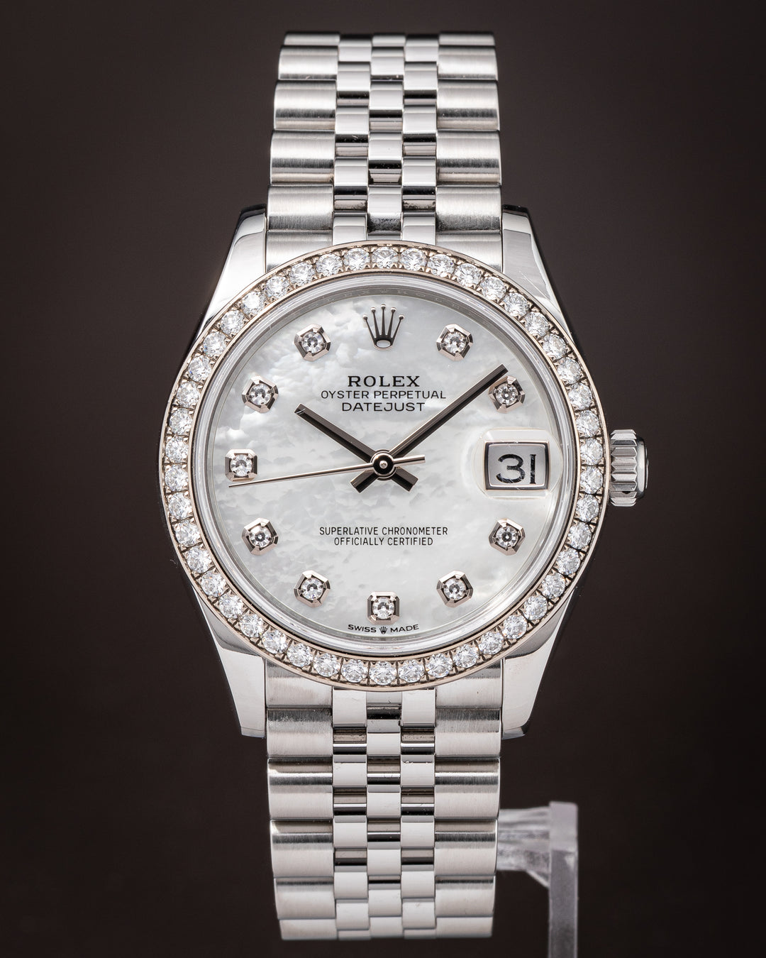 Rolex Stainless Steel Women's Datejust (278384RBR)