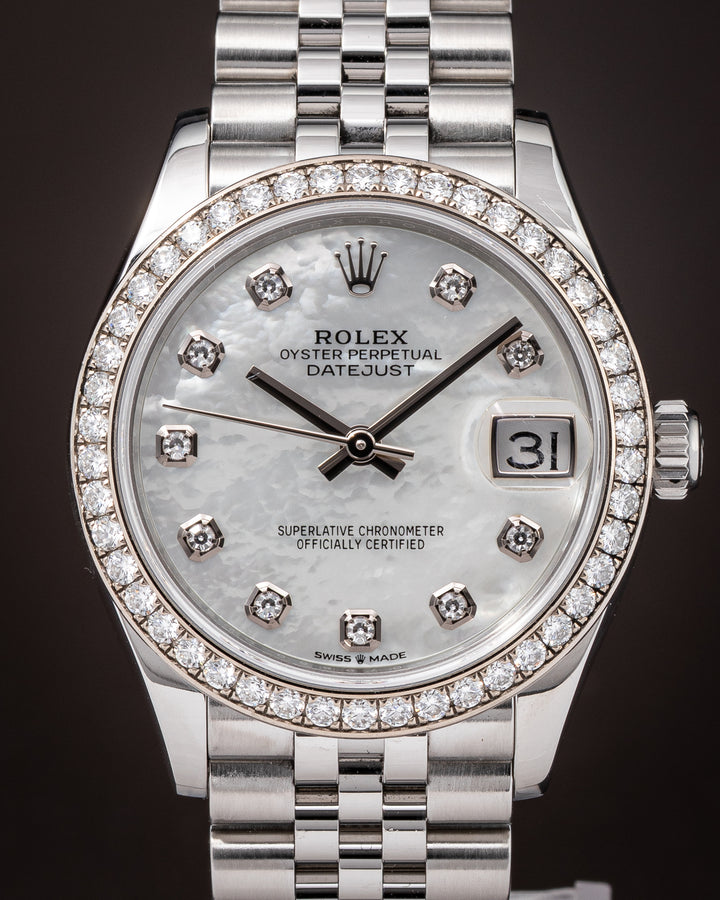 Rolex Stainless Steel Women's Datejust (278384RBR)