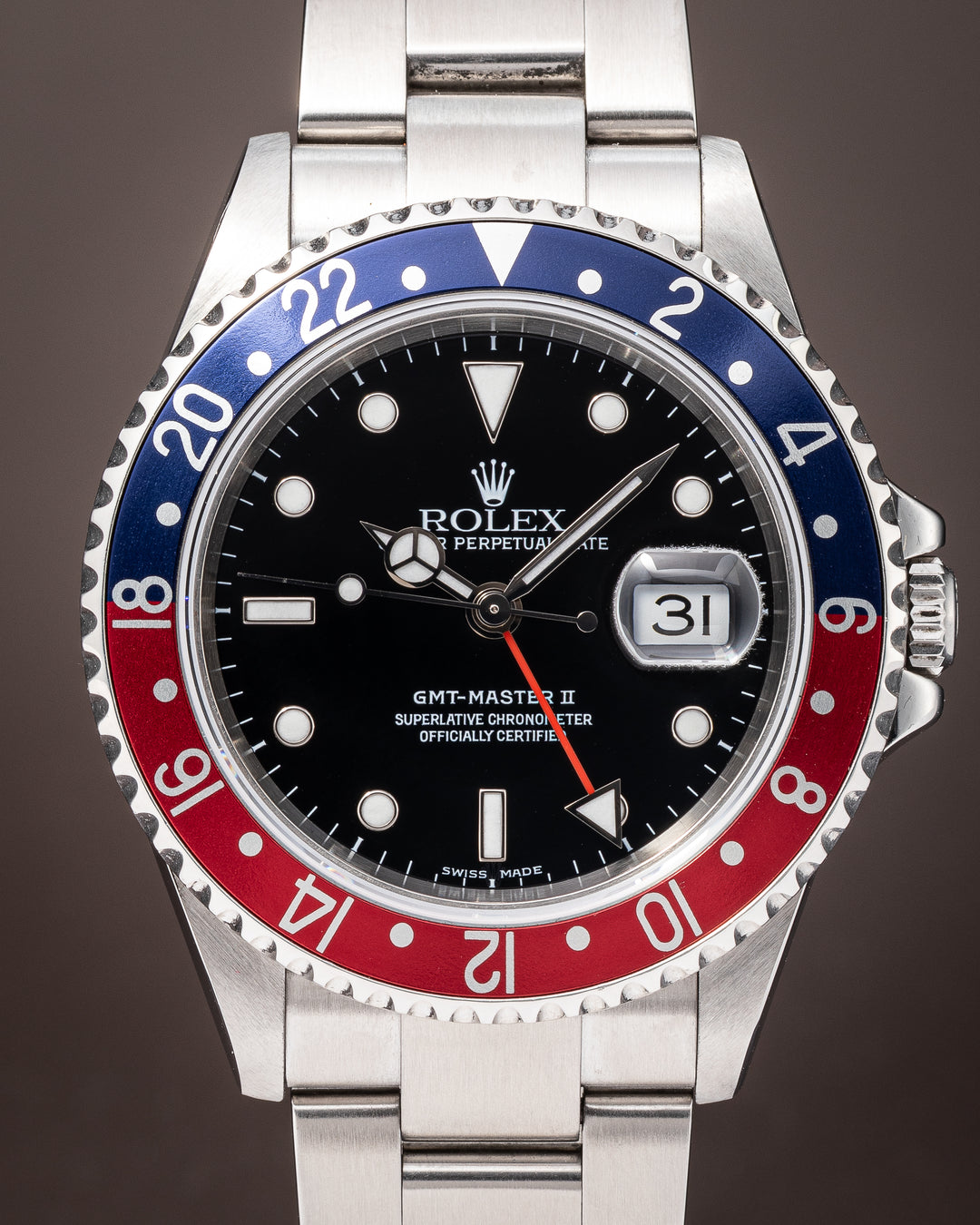 Rolex Stainless Steel GMT-Master II (16710)