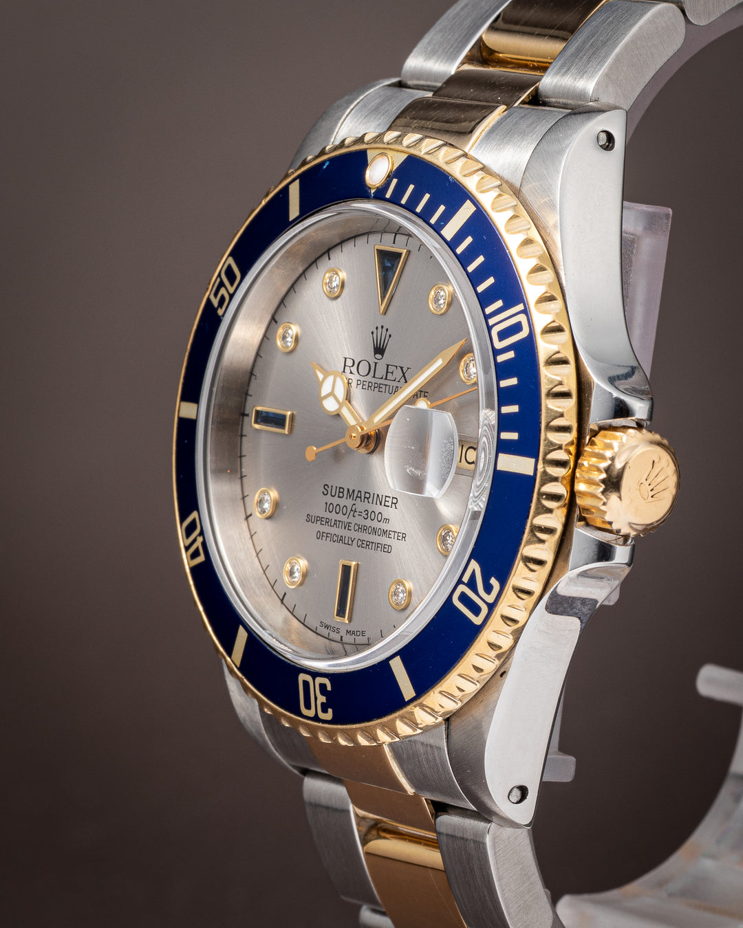 Rolex Stainless Steel and 18k Yellow Gold Submariner Date (16613)