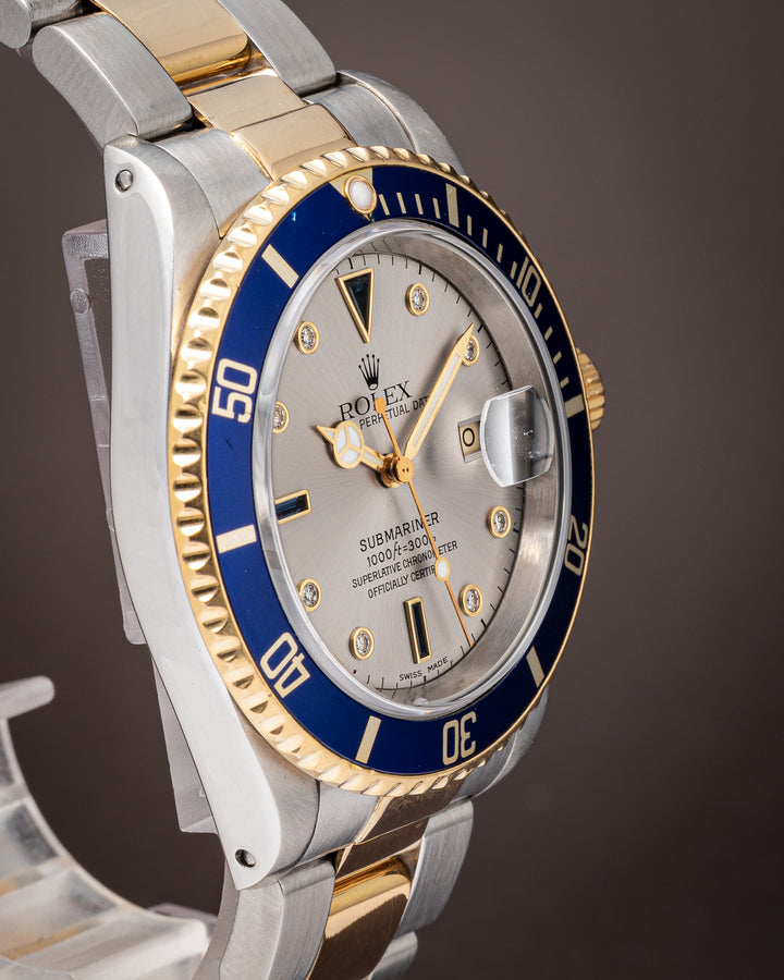 Rolex Stainless Steel and 18k Yellow Gold Submariner Date (16613)