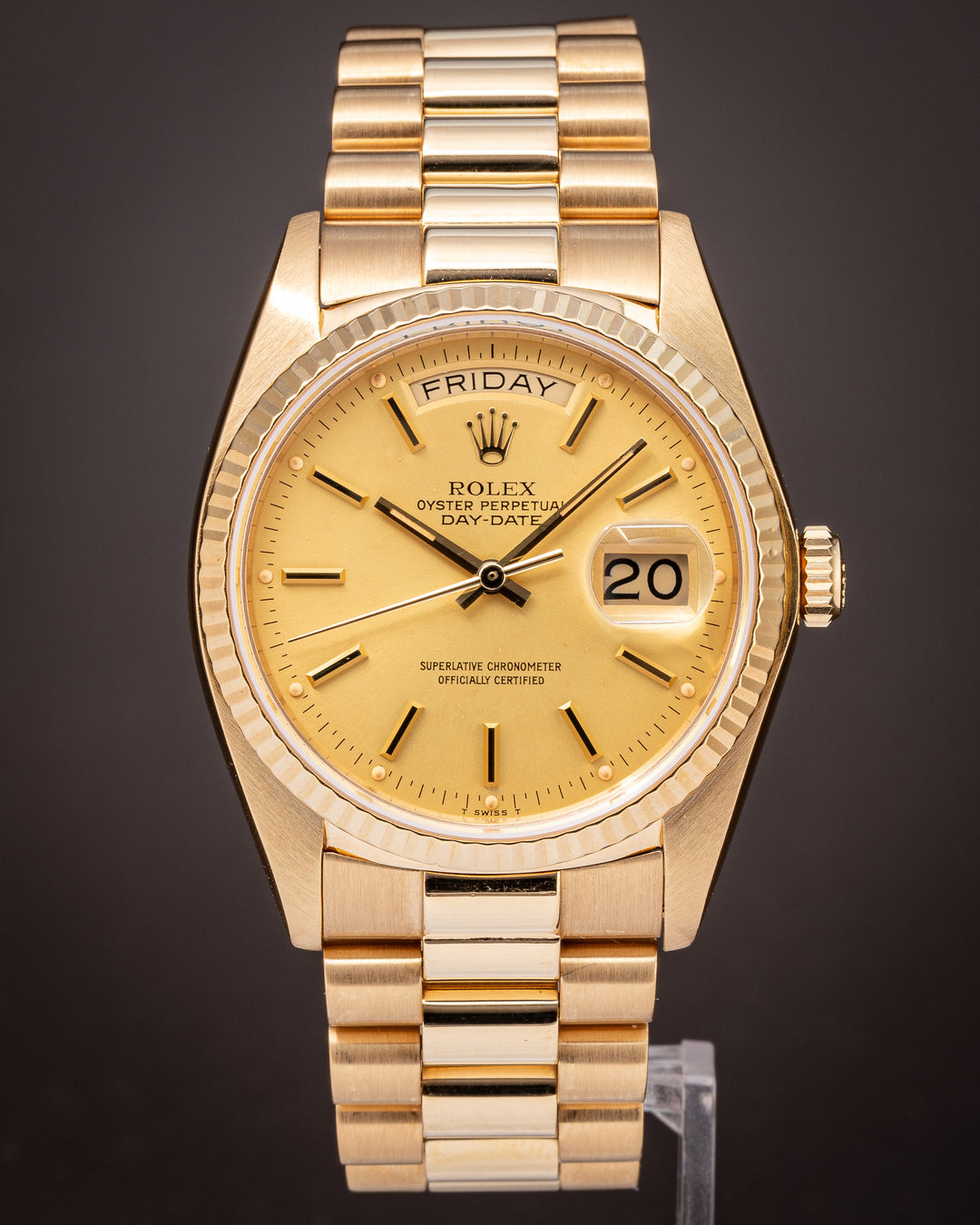 Rolex 18k Yellow Gold Day-Date (18038)