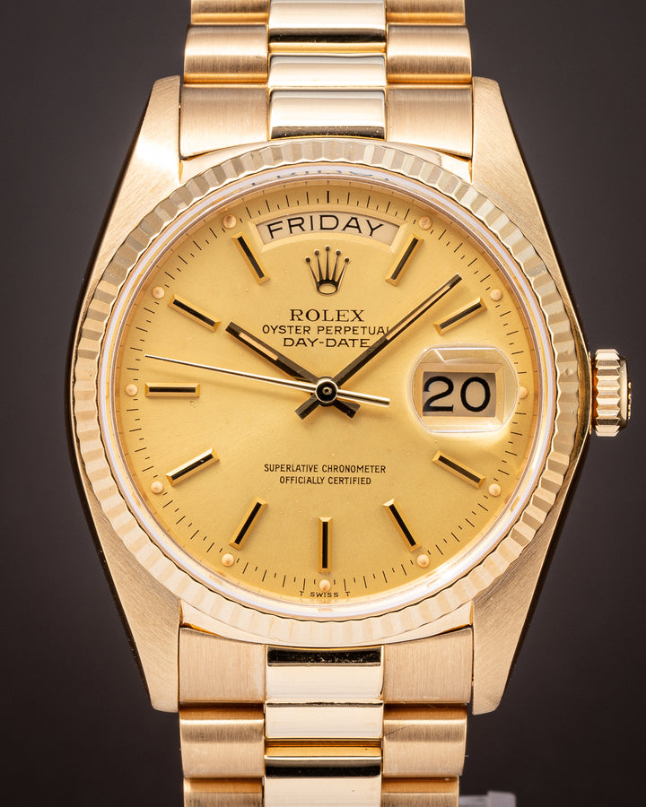 Rolex 18k Yellow Gold Day-Date (18038)