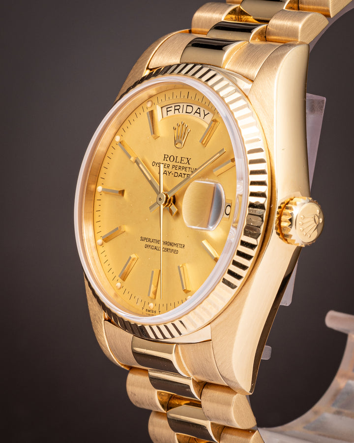 Rolex 18k Yellow Gold Day-Date (18038)