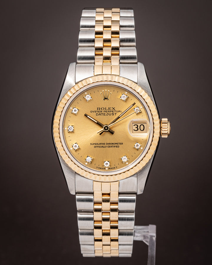 Rolex Stainless Steel and 18k Yellow Gold Women's Datejust (68273)