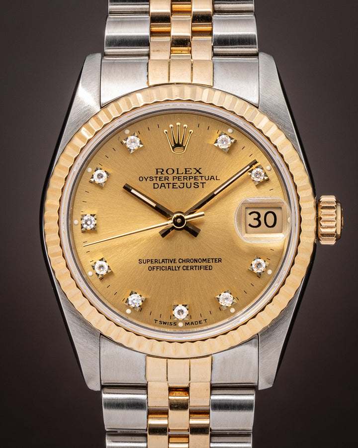 Rolex Stainless Steel and 18k Yellow Gold Women's Datejust (68273)