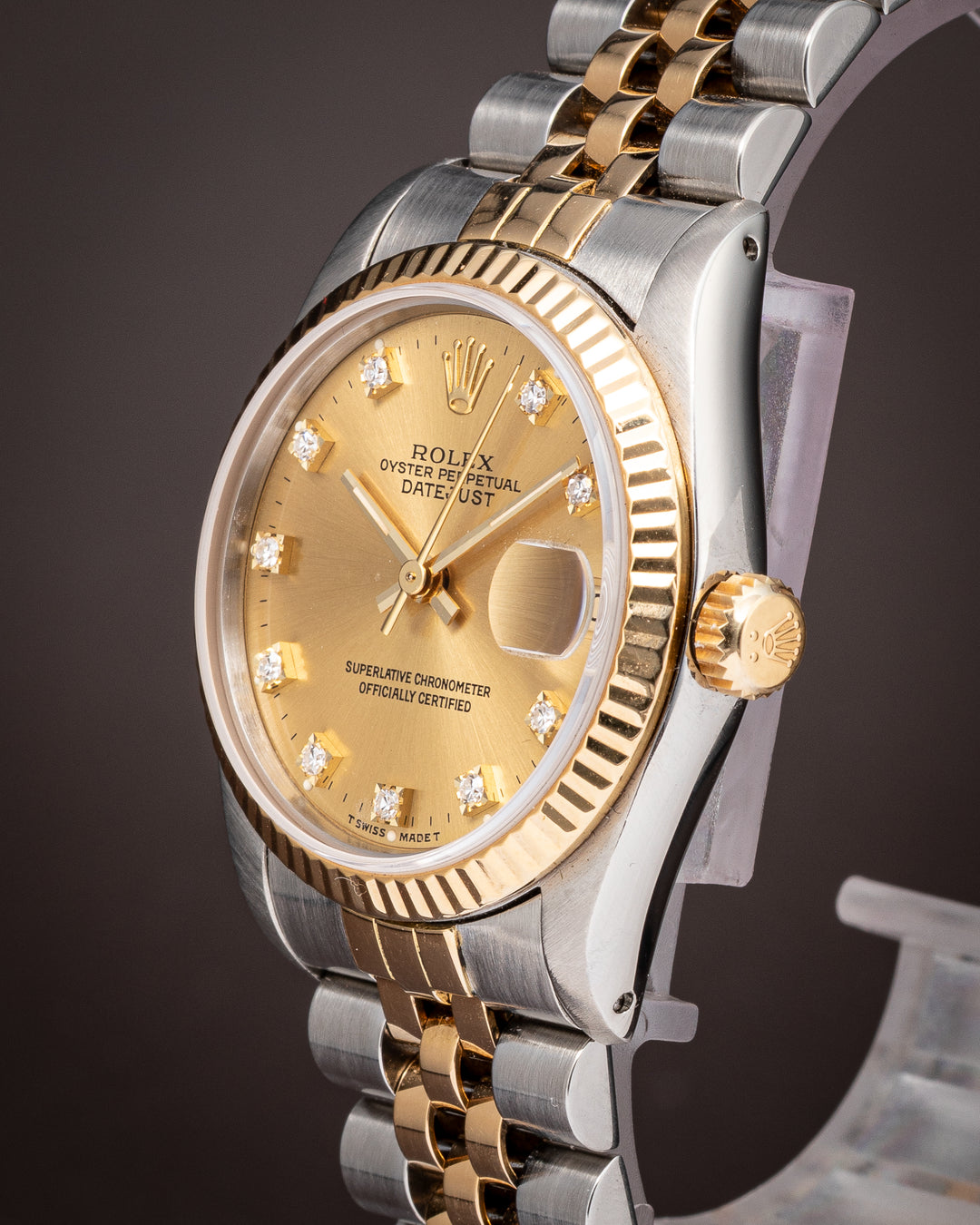 Rolex Stainless Steel and 18k Yellow Gold Women's Datejust (68273)