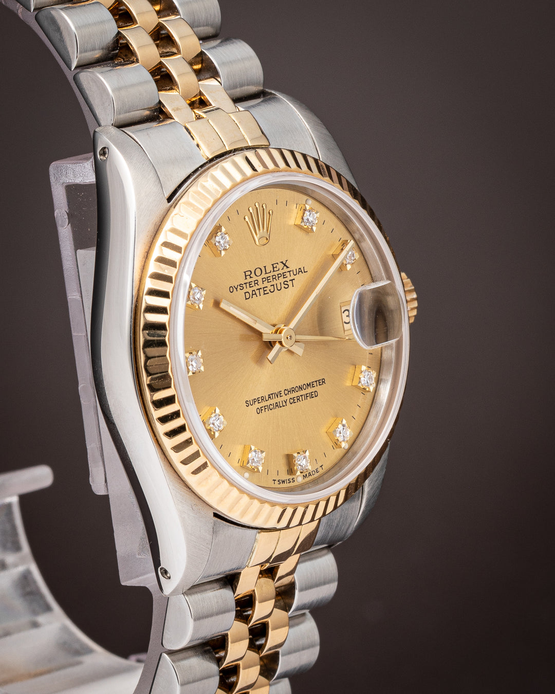 Rolex Stainless Steel and 18k Yellow Gold Women's Datejust (68273)