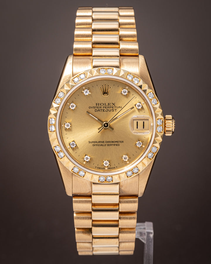 Rolex 18k Yellow Gold Women's Datejust (68258)