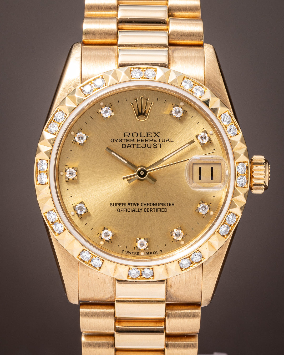 Rolex 18k Yellow Gold Women's Datejust (68258)