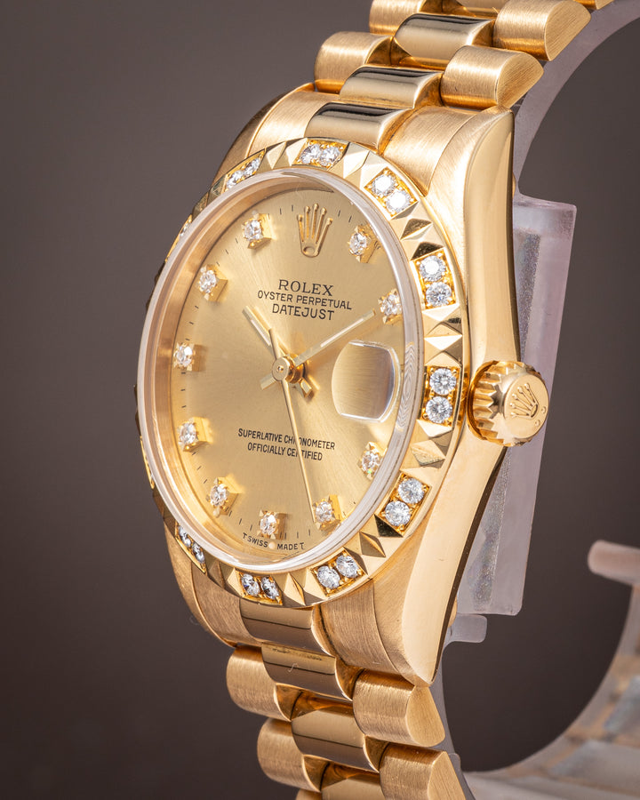 Rolex 18k Yellow Gold Women's Datejust (68258)