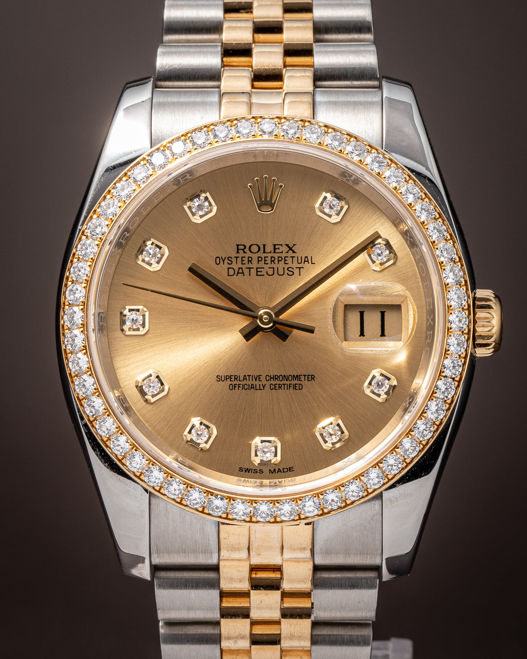 Rolex Stainless Steel and 18k Yellow Gold Datejust (116243)