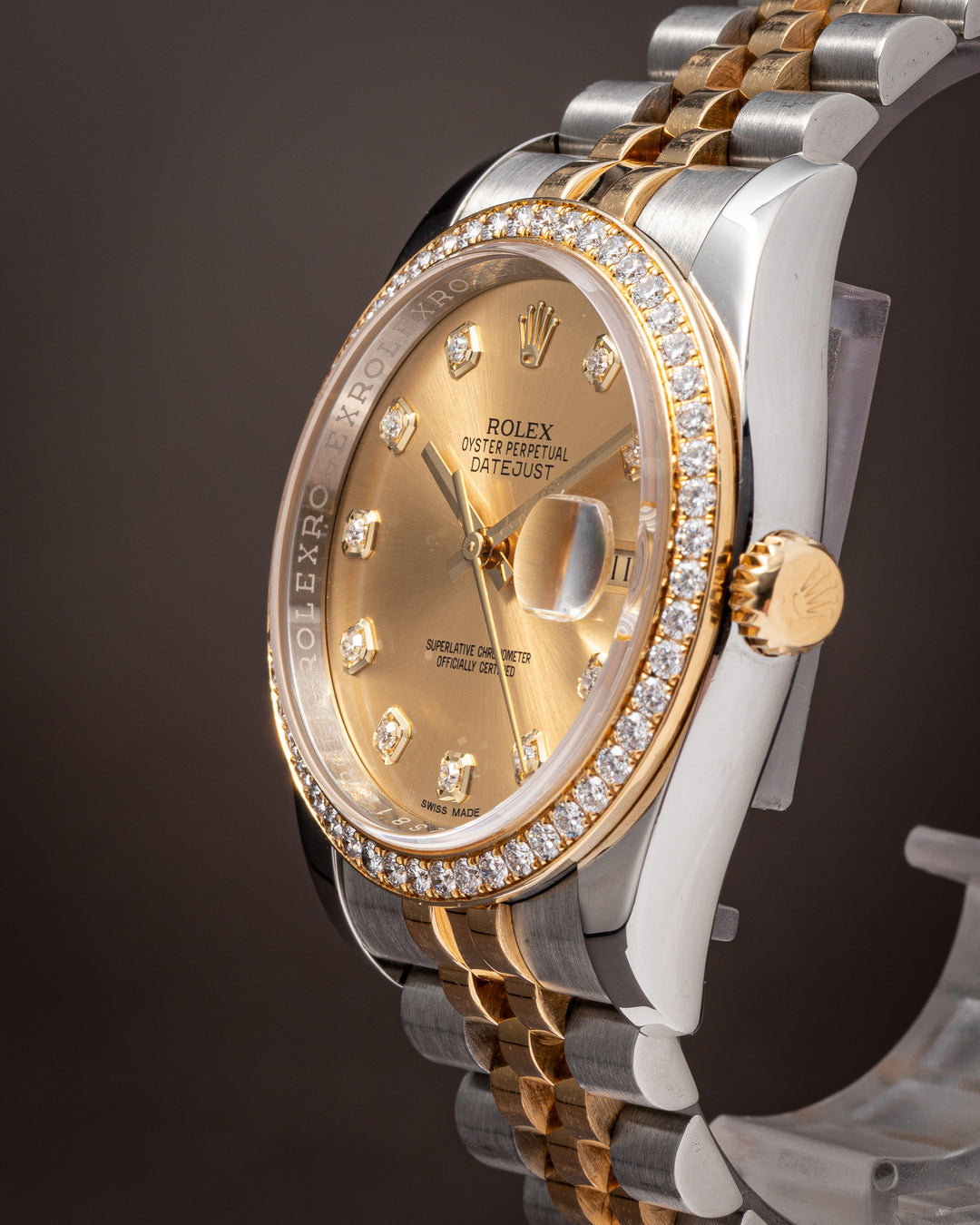 Rolex Stainless Steel and 18k Yellow Gold Datejust (116243)