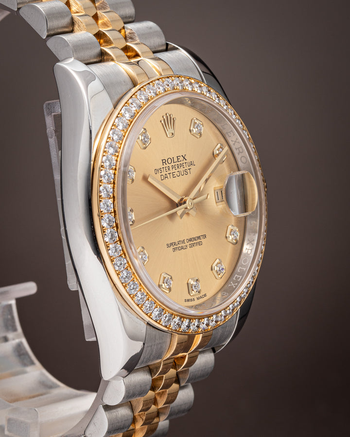Rolex Stainless Steel and 18k Yellow Gold Datejust (116243)