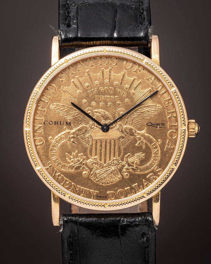 Corum $20 Double Eagle 1893 Gold Coin Quartz Watch