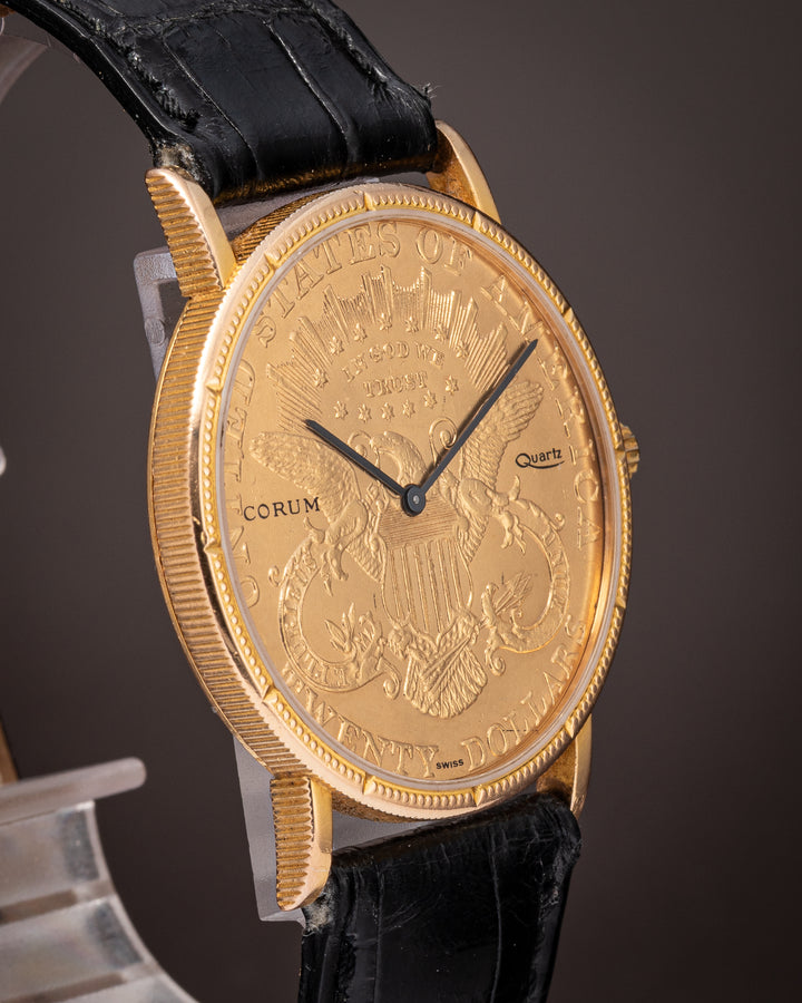 Corum $20 Double Eagle 1893 Gold Coin Quartz Watch