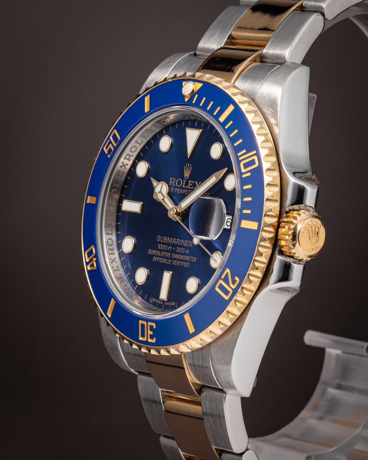 Rolex Stainless Steel and 18k Yellow Gold Submariner Date (116613LB)