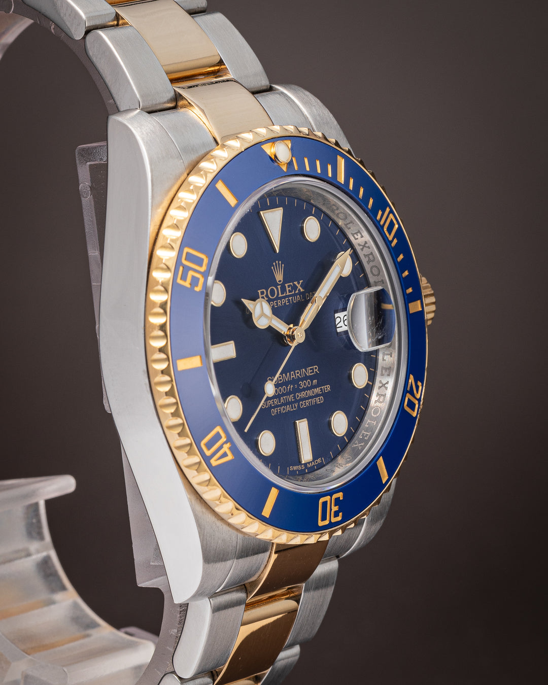 Rolex Stainless Steel and 18k Yellow Gold Submariner Date (116613LB)