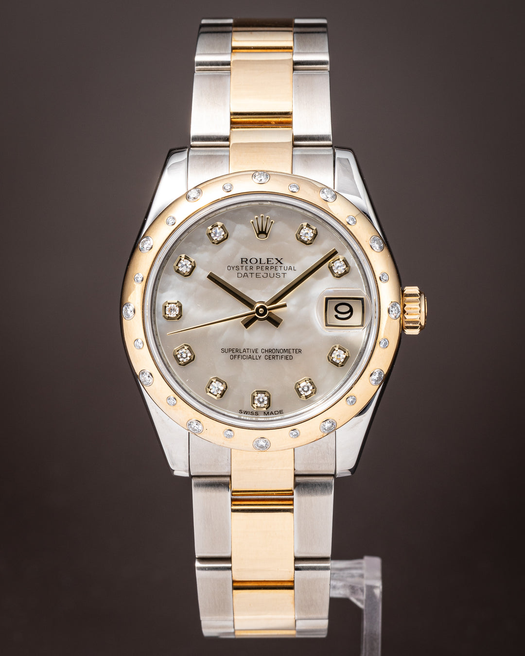Rolex Stainless Steel and 18k Yellow Gold Women's Datejust (178343)