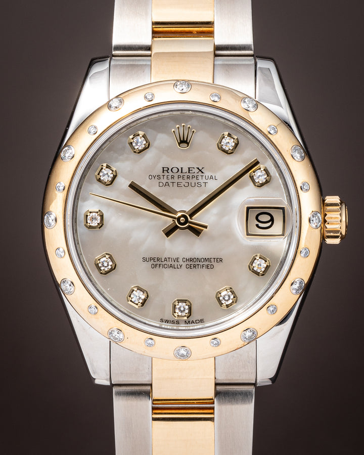 Rolex Stainless Steel and 18k Yellow Gold Women's Datejust (178343)