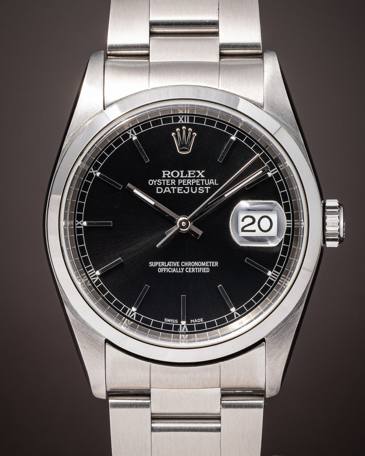 Rolex Stainless Steel Datejust (16200)