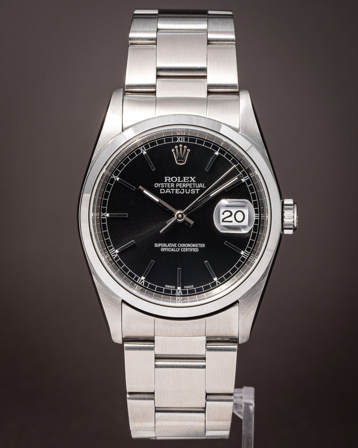 Rolex Stainless Steel Datejust (16200)