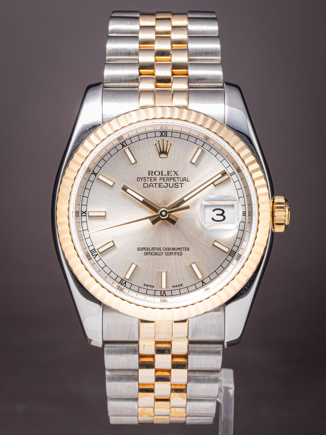 Rolex Stainless Steel and 18k Yellow Gold Datejust (116233)