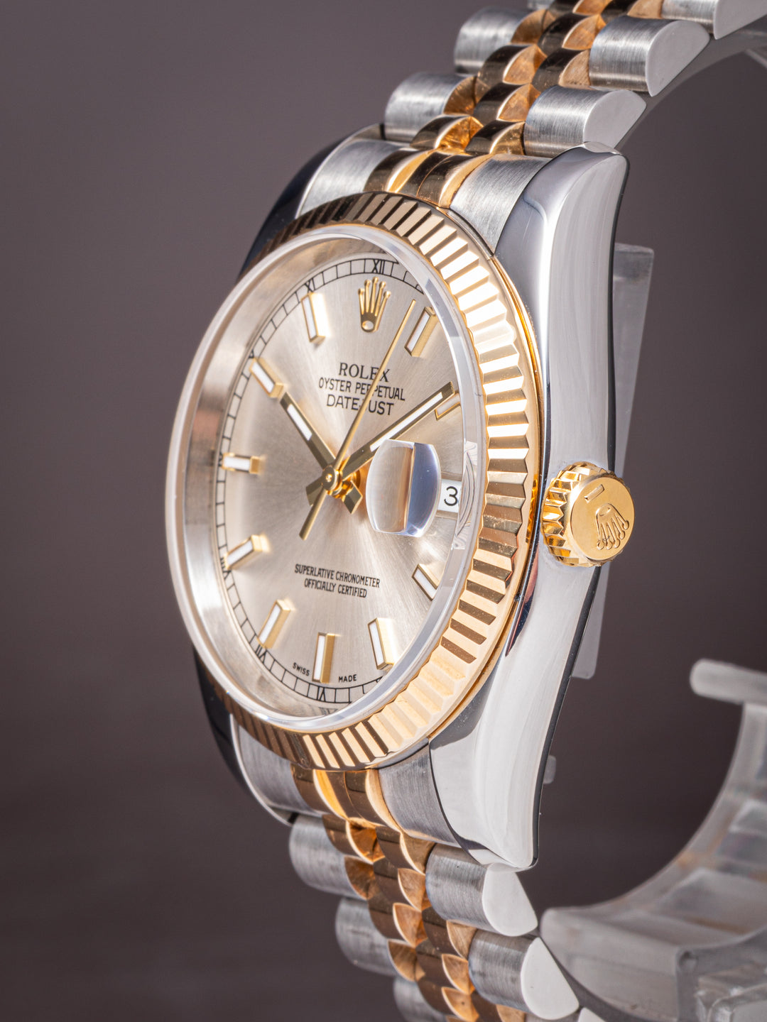 Rolex Stainless Steel and 18k Yellow Gold Datejust (116233)